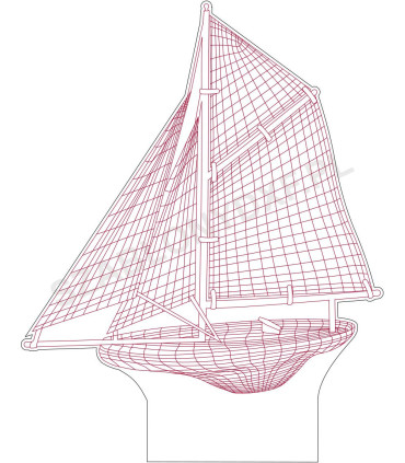 Lampa "Statek"