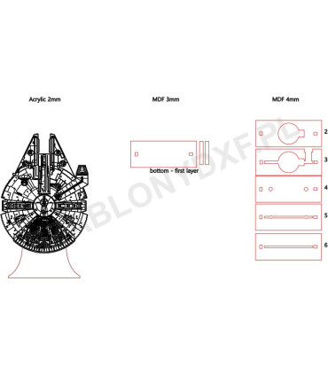 Lampa "Starwars"