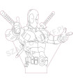 Lampa "Deadpool"