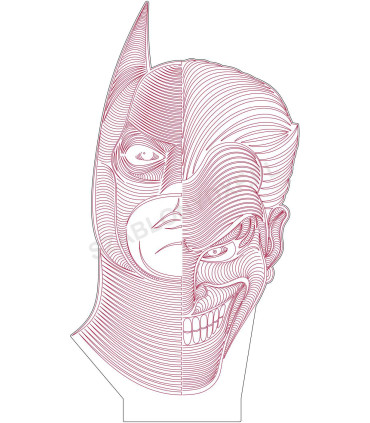 Lampa "Batman/Joker"
