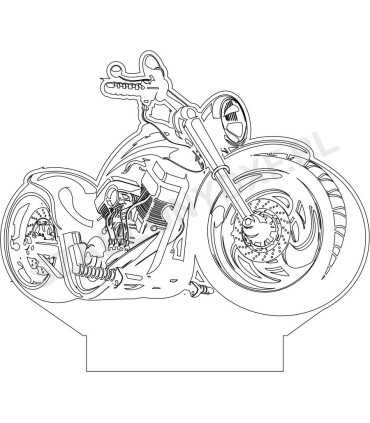Lampa "Motocykl"