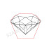 Lampa "Diament"