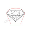 Lampa "Diament"