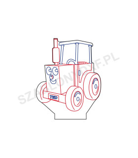 Lampa "Traktor" – plik cyfrowy DXF