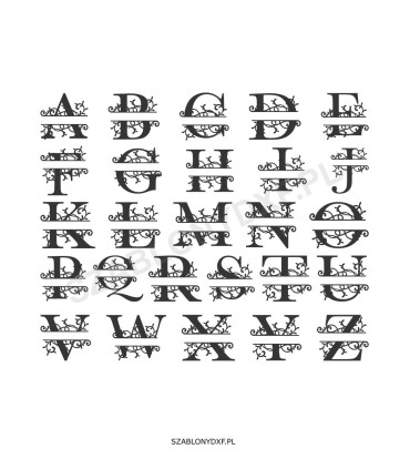 The Letters-2 | litery i napis DXF CNC