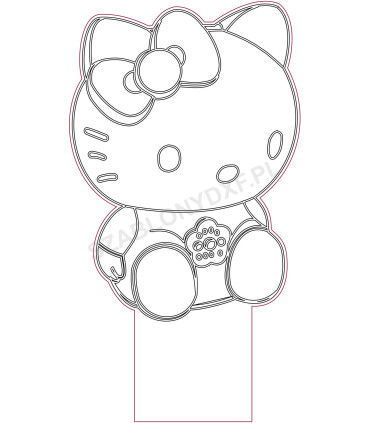 Lampa "Hello Kitty"