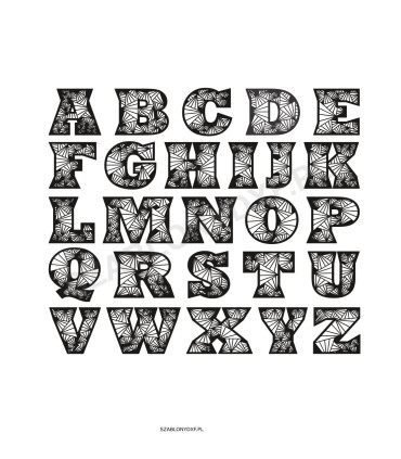 The Letters-5 | litery i napis DXF CNC