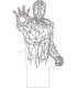 Lampa "Iron man"