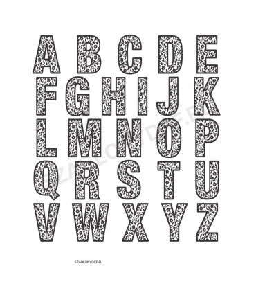 The Letters-7 | litery i napis DXF CNC