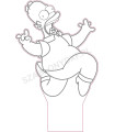 Lampa "Homer Simpson"