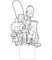 Lampa "Simpsonowie"