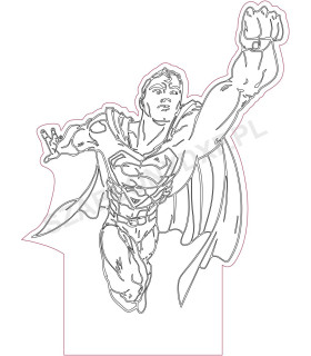 Lampa "Superman"