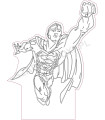 Lampa "Superman"
