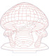 Lampa "Grzyby"