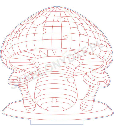 Lampa "Grzyby"