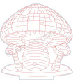 Lampa "Grzyby"