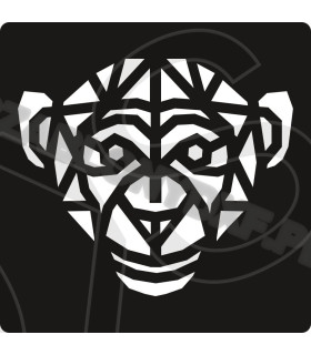 Mandala "Monkey" – plik cyfrowy DXF