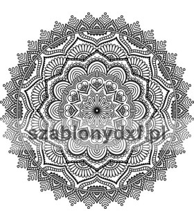 Mandala Indyjska1 – plik cyfrowy DXF