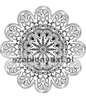 Mandala Indyjska5 – plik cyfrowy DXF