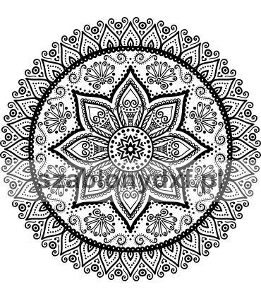 Mandala Indyjska15
