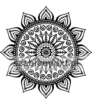 Mandala Indyjska27