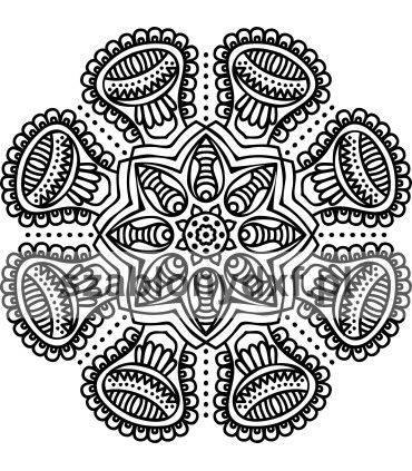 Mandala Indyjska46