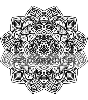 Mandala Indyjska54