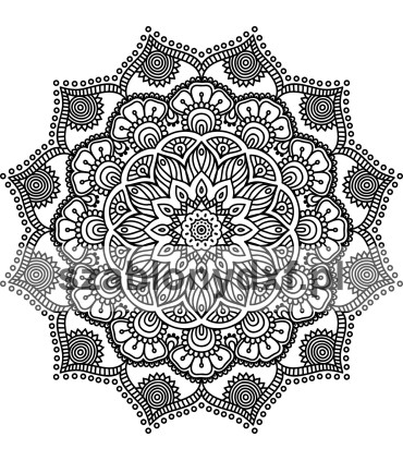 Mandala Indyjska74