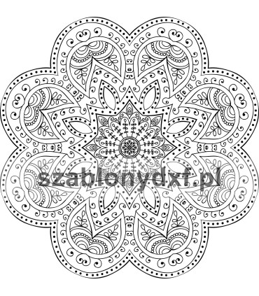 Mandala Indyjska76