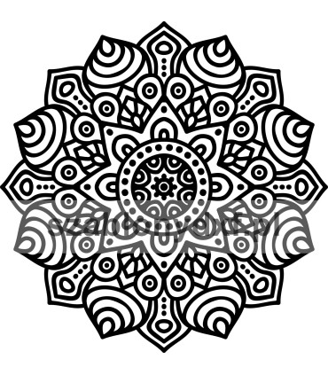 Mandala Indyjska100