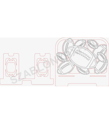 Podstawka Tablet IV | podstawka DXF CNC