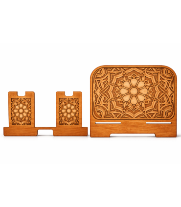 Podstawka Tablet IX | podstawka DXF CNC