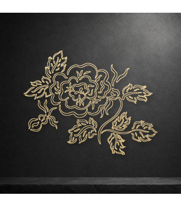 Dekoracja ażurowa Kwiat – DXF i SVG do CNC
