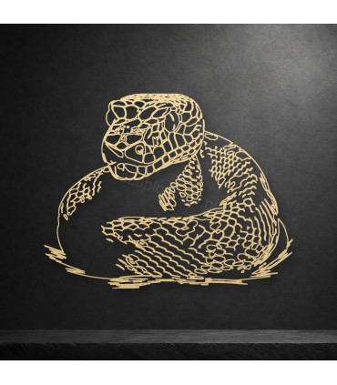 Dekoracja ażurowa Pyton – DXF i SVG do CNC