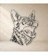 Dekoracja ażurowa Dingo – DXF i SVG do CNC