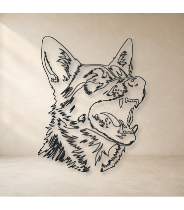 Dekoracja ażurowa Dingo – DXF i SVG do CNC