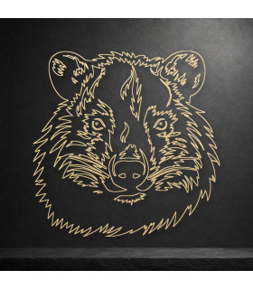 Dekoracja ażurowa Wombat – DXF i SVG do CNC