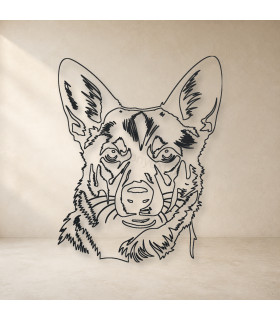 Dekoracja ażurowa Dingo 02 – DXF i SVG do CNC
