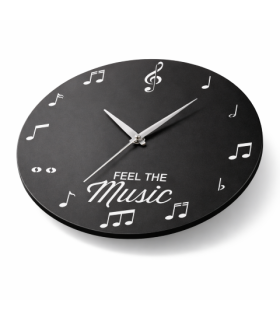 Zegar Music I | zegar ścienny DXF CNC