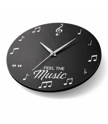 Zegar Music I | zegar ścienny DXF CNC
