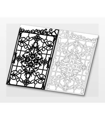 Brama wjazdowa 5 DXF – projekt do cięcia CNC