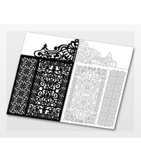 Brama wjazdowa 11 DXF – wzór CNC do edycji