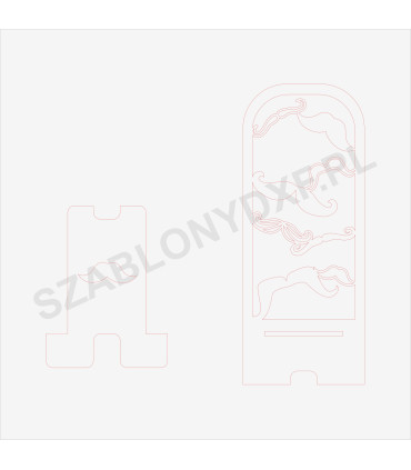 Podstawka Male 2 | podstawka DXF CNC