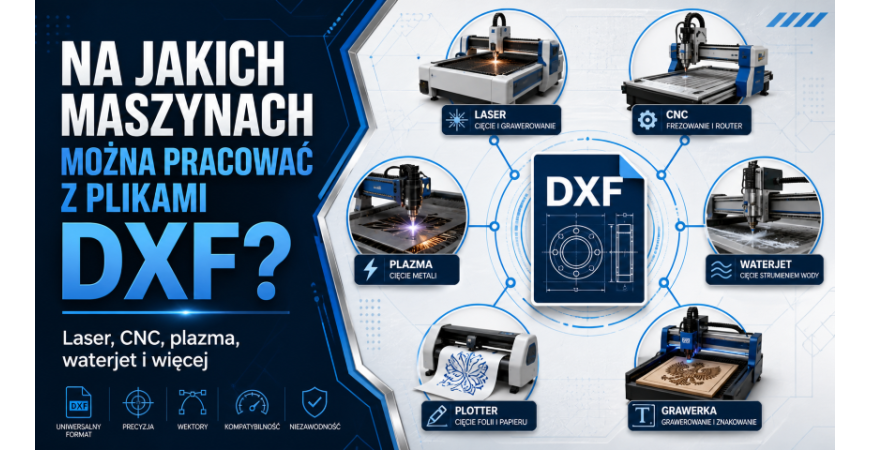 Na jakich maszynach można pracować z plikami DXF?