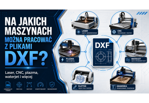 Na jakich maszynach można pracować z plikami DXF?